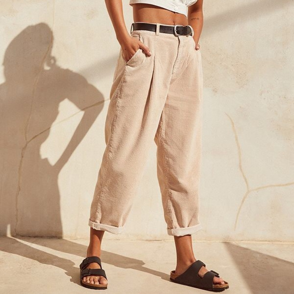 BDG Mid-Rise Corduroy Cocoon Pants